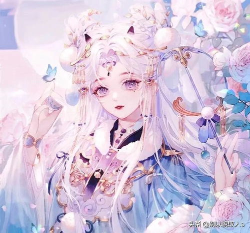 美女插画头像