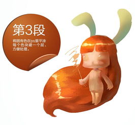 ps如何鼠绘萌萌的卡通小女孩图片效果