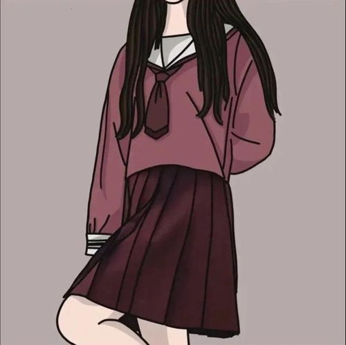 仙气jk漫画头像,小仙女必备