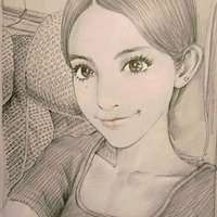简单素描女头像高清微信头像图片大全