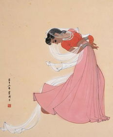 美人画中来叶浅予舞蹈人物画100幅