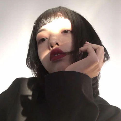 快手头像女生霸气嘴唇我想你