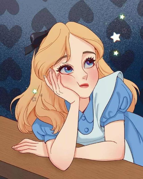活泼开朗的梦幻美少女,用插画锁屏壁纸
