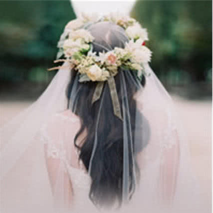 文艺女生头像干净好运婚礼