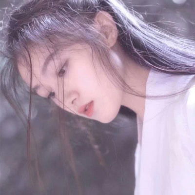 古风头像女唯美淡雅仙气十足的白衣古风女子图片
