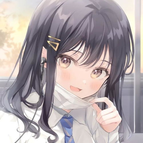 背景图动漫女生头像