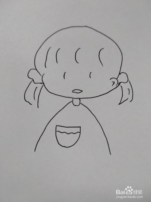 q版女生头像的简单画法