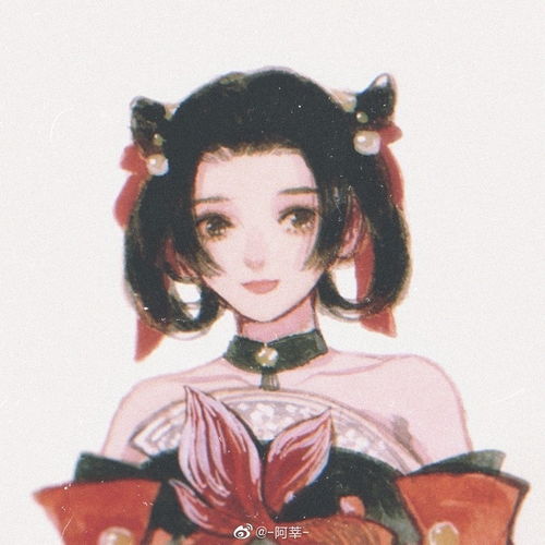 阿莘头像手绘江湖女子