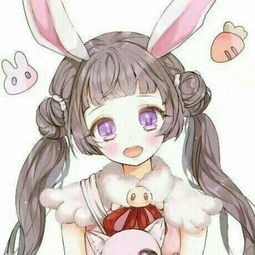 卡通头像小清新可爱小女孩头像