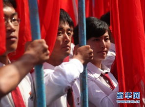西方记者看不到的朝鲜校园内美女如云组图