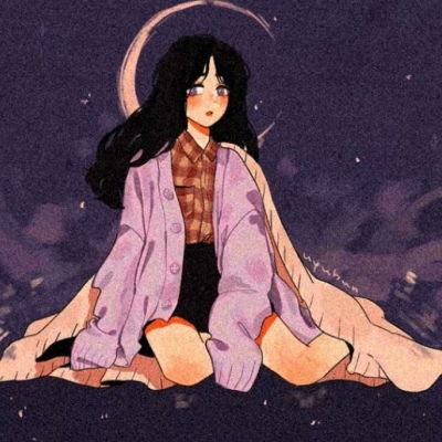 唐崎夜雨好看的二次元女生头像