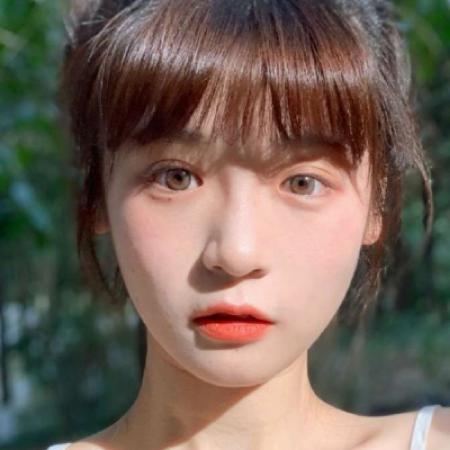 唯美漂亮一个人森系甜美真人闺蜜女头