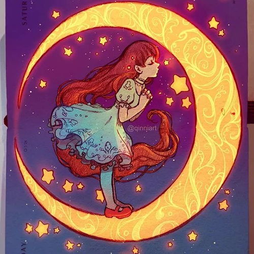 经历了不平凡的人生,却依旧坚强,用水彩把伤痛化作星辰的女孩