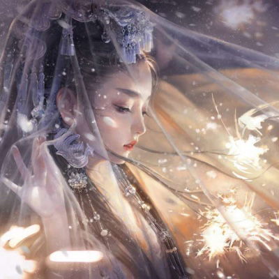 不模糊的女生头像古风