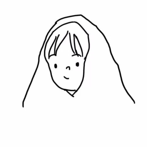 极简简笔画头像,要不要自己也来学着画一两个