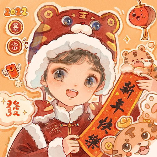 虎年头像大家新年快乐啊
