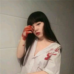 2017万圣节女生恐怖头像搞怪吓人的女生万圣节头像