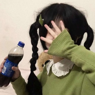 绿色美女头像图片女头