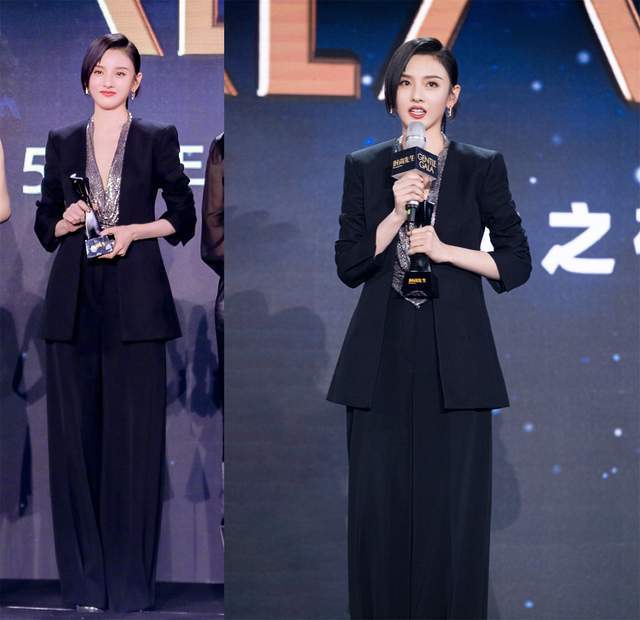美女都没找到合适的裙子宋祖儿尝试新风格失败,景甜高定质感差