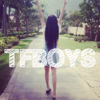 tfboys背影女生头像2016带字