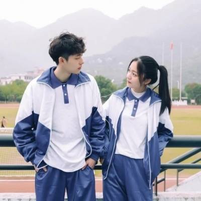 学生情侣头像一男一女穿校服qq头像情侣00后学生专用图片