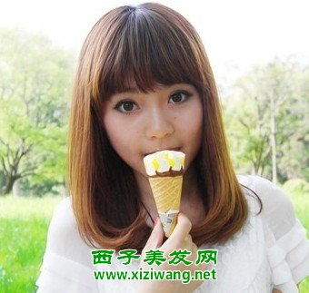 唯美清纯女生头发造型