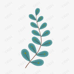 自然小清新绿色植物树叶叶子手绘素材图片免费下载千库网