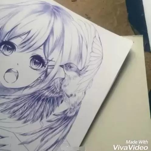 小清新少女手绘,来自hutachan的作品