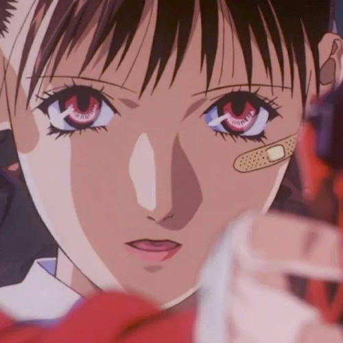 二次元女生头像动漫好看暗黑系的日漫风女头