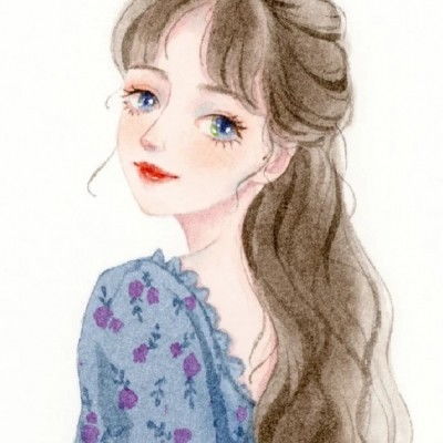 超高级的手绘女头,你喜欢吗