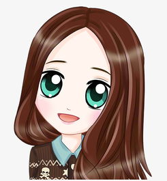 卡通手绘q版小女孩漫画素材图片免费下载高清装饰图案png千库网图片编号7501901