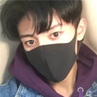 男生头像口罩挡脸