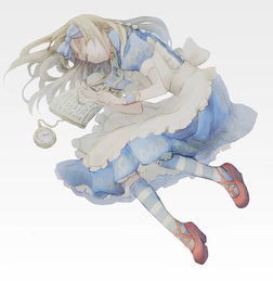 alice爱丽丝萌可爱少女二次元插画堆糖,美好生活研究所