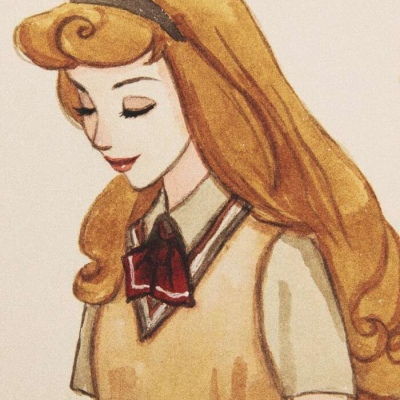 沈言手绘迪士尼公主头像