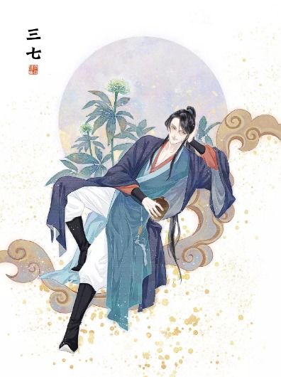 中草药化身古风美人,山药变身茶艺达人,枸杞成为高傲女诗人