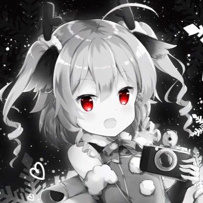 黑化头像动漫红眼黑暗系头像高清图片