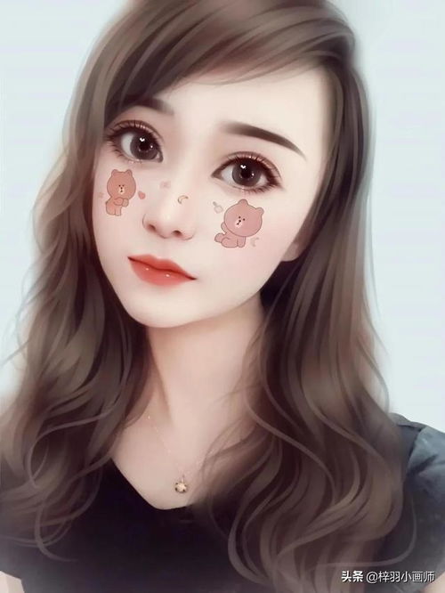 你的头像该换啦芭比大眼女生头像闪闪发光做最棒的自己