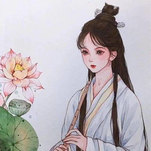 古风动漫女生头像玉容寂寞泪阑干,梨花一枝春带雨