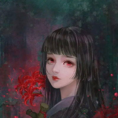 彼岸花头像女生唯美图片彼岸花系列冷酷女孩