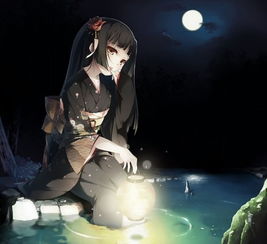 求黑发黑眸动漫少女图