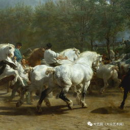 大众艺术网十九世纪最伟大的女动物画家法国著名女画家rosabonheur经典代表绘画作品