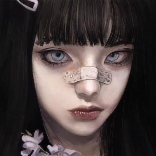 女头油画版女生头像二