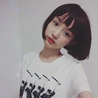 短发女孩图片头像小清新可爱短发女孩头像