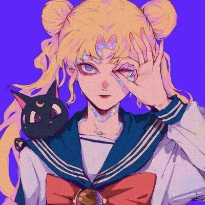 唯美插画动漫女孩头像图片,绝对的值得你使用的