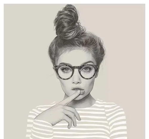 她只用一支铅笔,留下女孩最美的瞬间,美到窒息素描