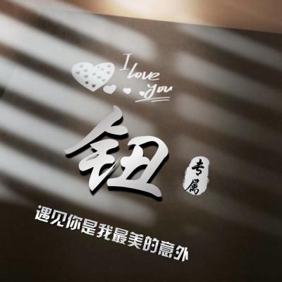 2020姓氏专属微信头像,遇见你是最美的意外