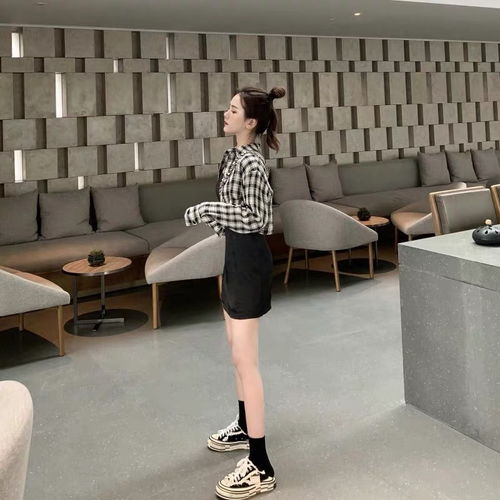 网红小个子穿搭高冷御姐轻熟风女装chic气质韩版时尚两件套装春装hdfs福卡商城