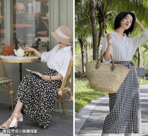 讲真黑白才是气质穿搭,看看这些中年女性的穿搭就知道了