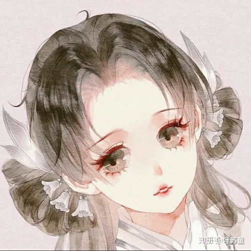 女军人卡通头像古风