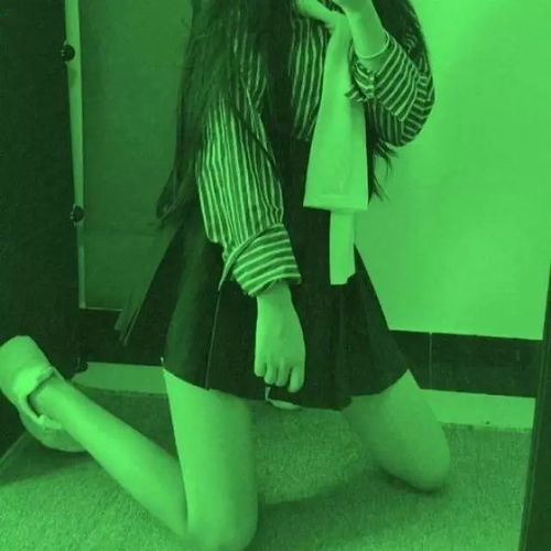 快手抖音超火绿色头像